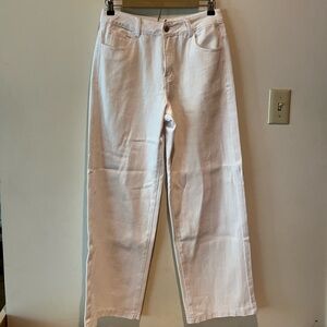 White Oversized Jeans